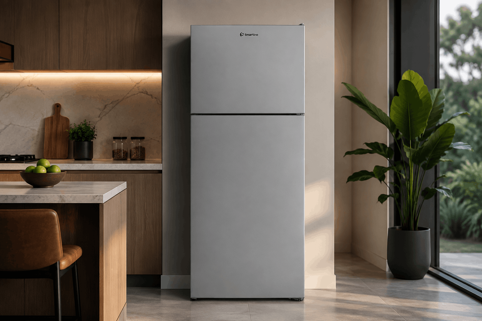 Réfrigérateur SMARTLINE SDT6012NS 600Litres NoFrost - Silver